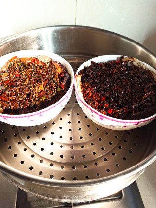 梅菜扣肉的做法步骤：13