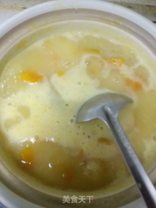 老南瓜玉米面粥的做法步骤：6