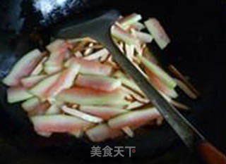 香干炒西瓜皮的做法步骤：6