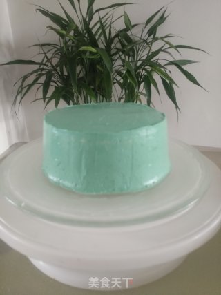简易花边翻转玫瑰蛋糕的做法步骤：24