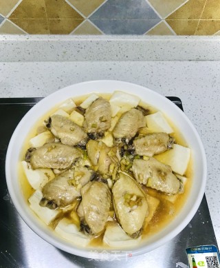 鸡翅蒸豆腐的做法步骤：6