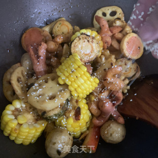 麻辣香锅（家庭版）的做法步骤：12