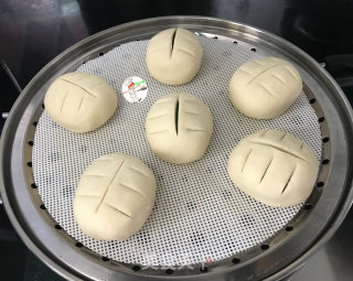 菠菜黑芝麻双色馒头的做法步骤：12