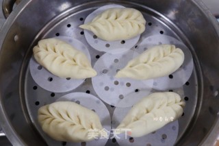 松软豆沙包❗️奶香麦穗红豆包（一次发酵）的做法步骤：8