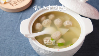 潮汕牛肉丸丨一口下去弹牙爆汁！！！的做法步骤：5