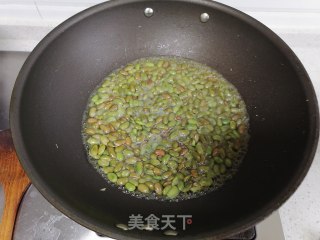 毛豆炒鸡蛋的做法步骤：6