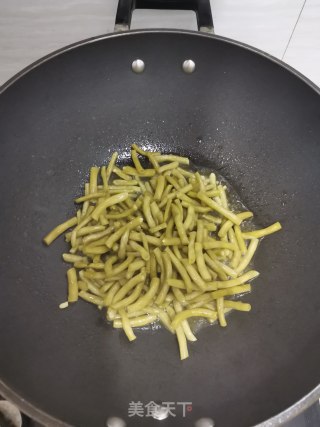 清炒酸豆角的做法步骤：5
