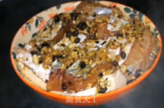 豉汁豆腐蒸鱼腩的做法步骤：4