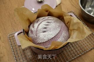 珐琅锅黑米欧包的做法步骤：10