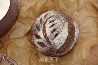 珐琅锅黑米欧包的做法步骤：13