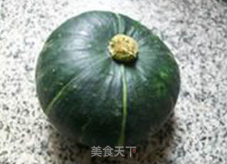 雪菜炒日本南瓜的做法步骤：1