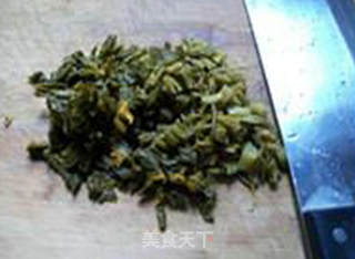 雪菜炒日本南瓜的做法步骤：3