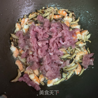 干鱿虾仁柯饭的做法步骤：10