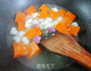 南瓜花色年糕的做法步骤：5
