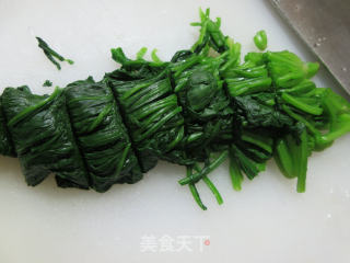 银耳炒菠菜的做法步骤：5