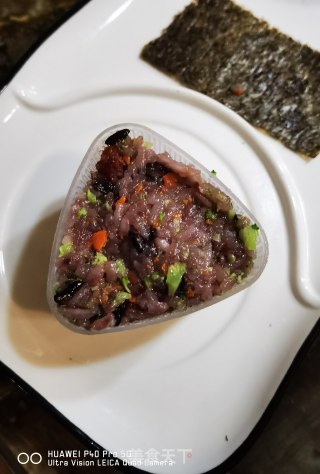 超好吃的血糯米饭团的做法步骤：16