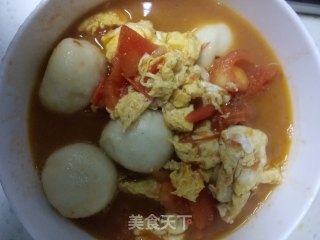 西红柿鱼丸的做法步骤：9