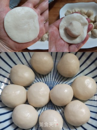 麻薯肉松蛋黄酥的做法步骤：9