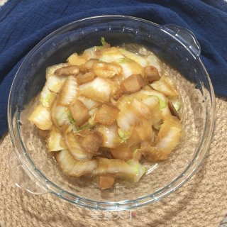 五花肉炒白菜帮的做法步骤：8