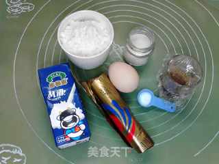 花生酱与华夫：花生酱芝士酱腿华夫饼的做法步骤：1