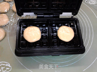 花生酱与华夫：花生酱芝士酱腿华夫饼的做法步骤：15