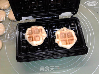 花生酱与华夫：花生酱芝士酱腿华夫饼的做法步骤：17