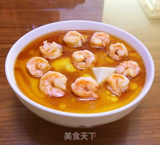 虾仁豆腐蒸蛋的做法步骤：11