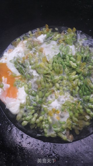 夜香花鸡蛋汤的做法步骤：7