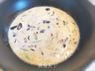 火麻奶芦笋鲜香浓汤的做法步骤：9