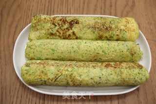 西兰花鸡肉卷的做法步骤：10