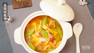 菌菇时蔬汤丨汤鲜香清爽，入味但不油腻。的做法步骤：7