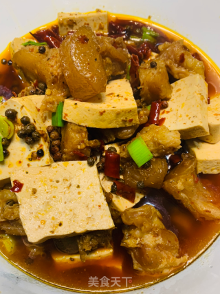 麻辣焖牛筋的做法步骤：11