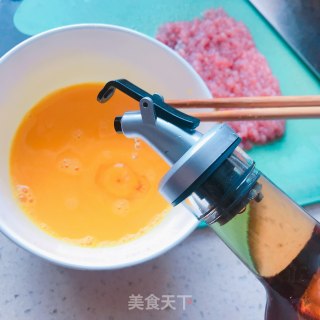 肉末蒸蛋的做法步骤：2