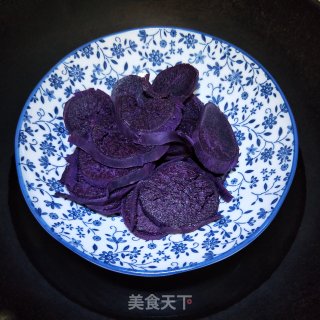 燕麦粒紫薯奶昔的做法步骤：3
