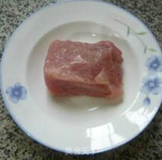 瘦肉咸菜炒饭的做法步骤：2