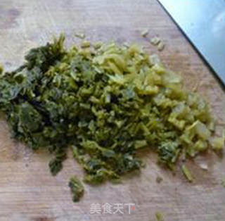 瘦肉咸菜炒饭的做法步骤：6