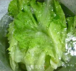 生菜炒饭的做法步骤：3