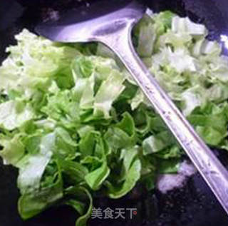 生菜炒饭的做法步骤：5