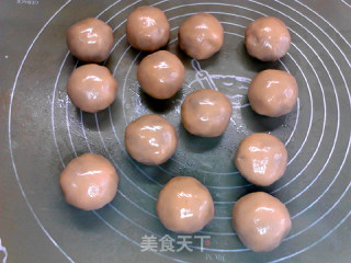 栗蓉火腿月饼的做法步骤：13