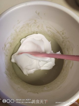 蝶豆花蛋糕卷的做法步骤：7