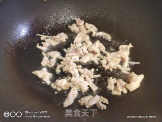 肉片炒黄瓜的做法步骤：3