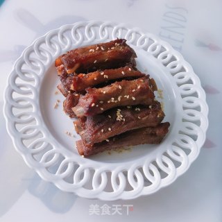 孜然烤排骨的做法步骤：13