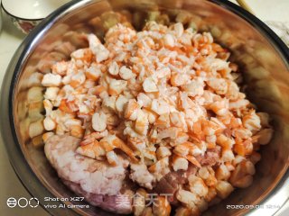 虾仁肉末馄饨的做法步骤：3