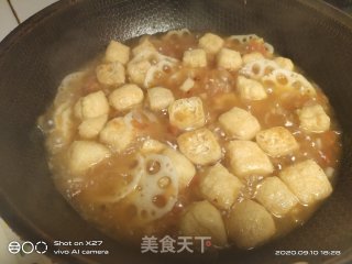 莲藕煮牛肉的做法步骤：5