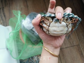 自创扎螃蟹的做法步骤：4