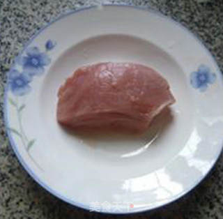 瘦肉油麦菜炒饭的做法步骤：2
