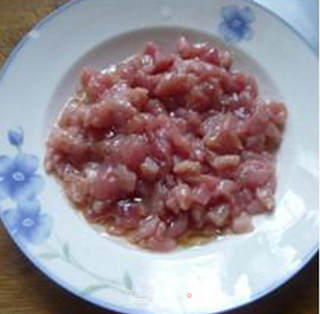 瘦肉油麦菜炒饭的做法步骤：5