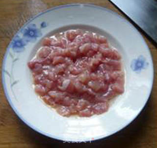 瘦肉红椒莴笋炒饭的做法步骤：6
