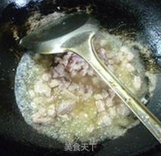 瘦肉红椒莴笋炒饭的做法步骤：9
