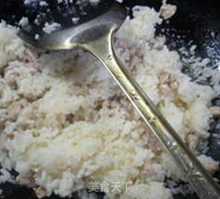 瘦肉红椒莴笋炒饭的做法步骤：10